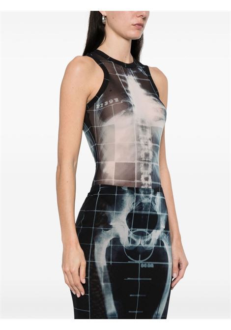 body squeletor donna nero e blu JEAN PAUL GAULTIER | 25/33-F-BD058-T580005956